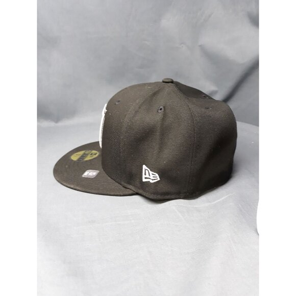 New Era 59Fifty Las Vegas Raiders Fitted Cap Black Size 7 1/2 NEW WITH TAGS! - Picture 6 of 8